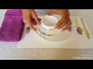 Table Arrangement for Breakfast||Table Arrangement Series||