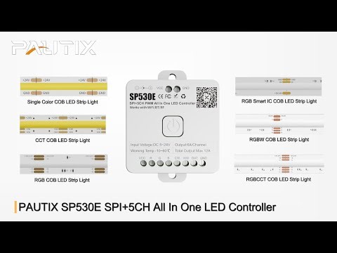 New product! PAUTIX SP530E LED controller that works with Alexa/Google Assistant!