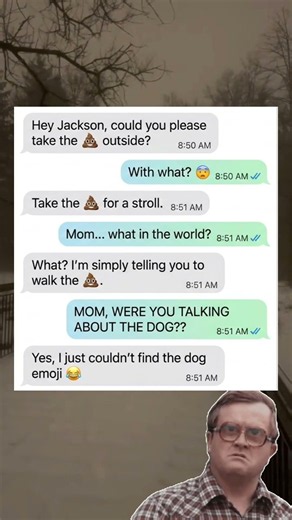 MOM, THAT’S NOT A DOG EMOJI! 💩😂 #shorts #funny #textingstories