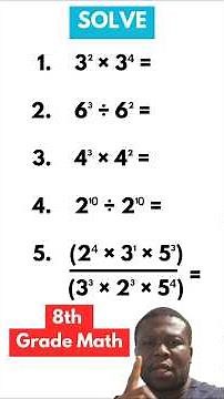 Maths for Grade 8 | Grade 8 Maths #mathproblems #mathematics #mathtutor #maths #shorts