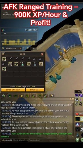 Best Ranged Training Guide – 900K XP + Profit!