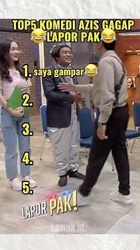 Top5 komedi Azis gagap di lapor pak😂 #laporpaktrans7 #top5 #azisgagap #lucu #ngakak #komedi #kocak