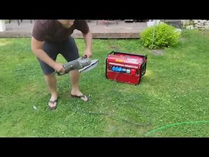 ml8500w generator / generaator test 2000w grinder