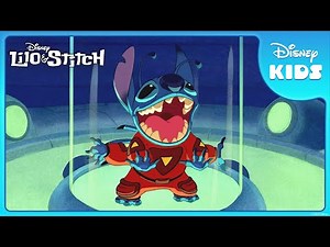 Stitch Breaks Free: Experiment 626 Activated 💙 | Lilo & Stitch | ‪‪‪@disneykids‬