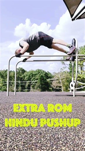 Extra ROM Hindu Pushups | Deep Range of Motion for Shoulder Strength & Flexibility #push #chest