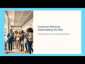 MMPM-001 IGNOU MBA: Consumer Behaviour - Lecture 1