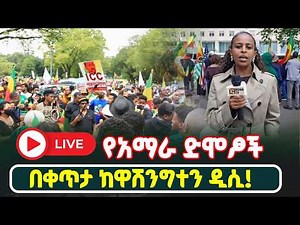 የአማራ ድሞፆች | በቀጥታ ከዋሽንግተን ዲሲ!