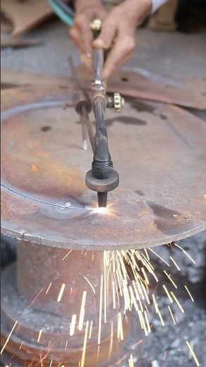 🔥⚙️ Expert Guide: Cutting Small Circles with a Torch! part 11 #TorchCutting #metalwork #diy 𝐂𝐘 𝐓𝐞𝐜𝐡