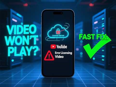 Error Licensing Video YouTube | YouTube Error Licensing Video Fix | YouTube Playback Licensing