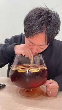 Suck up the tapioca pearls from the giant glass of iced tea!!!
