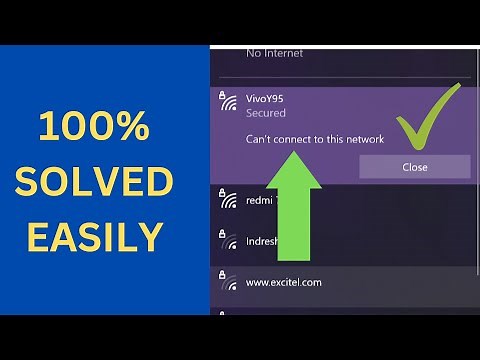 ✅100% SOLVED - Can't Connect To This Network Even Entering Correct Password