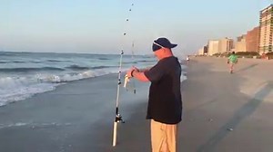 Surf fishing rules in the City of Myrtle Beach... A South Carolina fishing license is required for surf fishing, but no license is needed to fish from a public fishing pier. Daytime surf fishing may be restricted or prohibited during peak visitor periods. Go to https://tinyurl.com/yxm668rb to get a fishing license. #CityofMyrtleBeach #MyrtleBeach | Myrtle Beach City Government