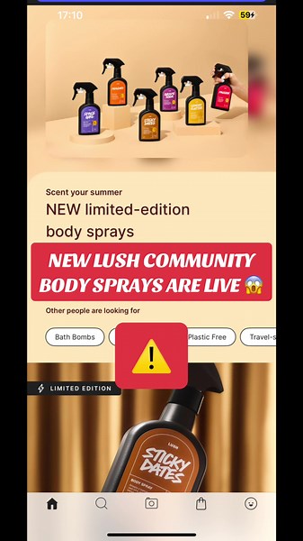 Discover Lush's New Limited Edition Body Sprays