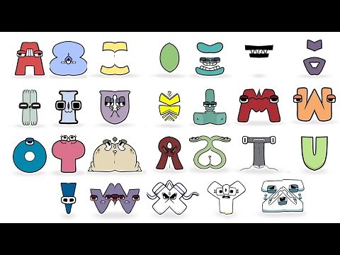 💥 COMPLETE ALPHABET LORE CHART COMPILED BUT MIRROR