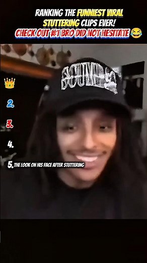 Ranking the Funniest Viral Stuttering Clips EVER! #1 bro did not hesitate. #stuttering #shorts