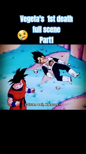 #vegeta 1sts death full scene #dragoball #goku #dbz #dbs #majinbuu #dragonballz #anime