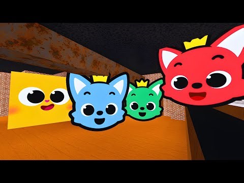BIG Ninimo FEATURING PinkFong COLORS FAMILY CHASE in Pizza Place 2014 l Garry's Mod Nexbots
