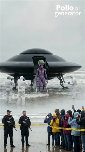 This video is generated by pollo ai#alien #aliens #ufo #ufoキャッチャー #ovni