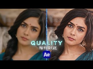 4K Quality CC - After Effects Tutorial