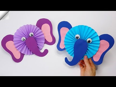 DIY Moving Paper Elephant | Easy Paper Crafts