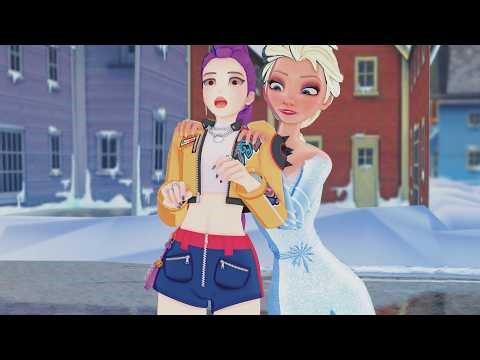 How singers get scared💋 | Kpop Demon Hunters X Frozen MMD Collection