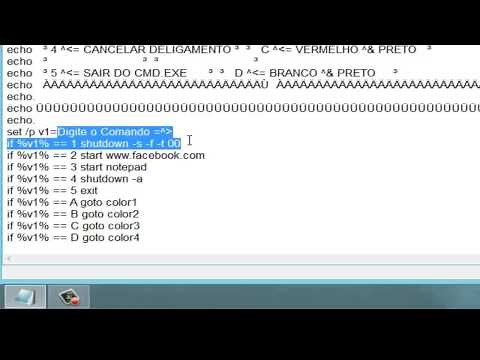Como Usar o Comando IF e Set p Em Script Batch Aula #3
