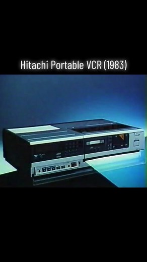 Exploring the Innovation of Hitachi Portable VCR in 1983