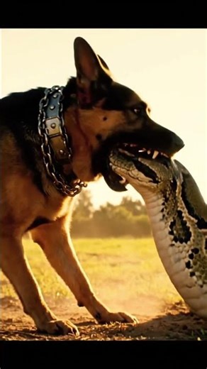 German Shepherd vs. Giant Python: The Ultimate Battle to Protect