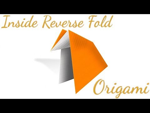 Inside Reverse Fold in Origami (Folding Technique)
