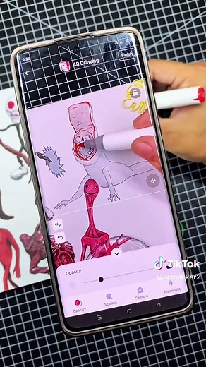 Drawing Trevor Henderson's The Bridge Worm