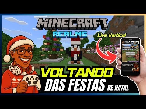 ✅ Live Vertical l Minecraft Java l Explorando Mundo Java l 📆27/12/2025🏆