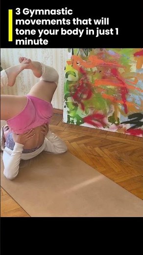 #short 3 Gymnastic movements that will tone your body in just 1 minute