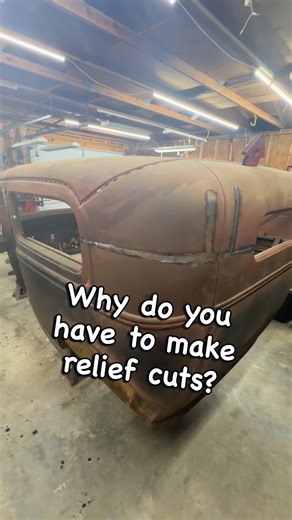 Christopher Powell on Instagram: "Why do you need to make relief cuts when chopping the top on a car? #hotrod #fordmodela #jalopy #howto #tipsandtricks #autobody #customcar #mechanic #mechaniclife #garage #automotive"