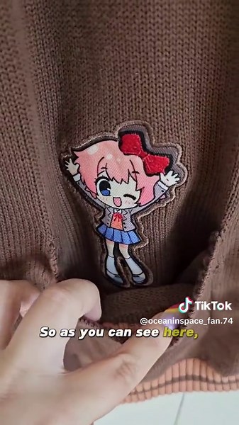 144 backorders have opened up got our DDLC collab cardigans!! #dokidokiliteratureclub #teamsalvato #ddlc