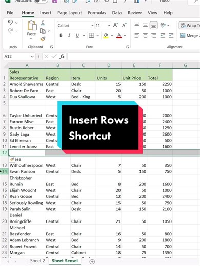 Effortless Excel Tips for Quick Row Insertion