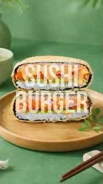 Avocado with rice? Yes! This our Sushi Burger🧡