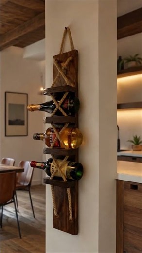 Cheap Scrap Wood into a Luxury Wine Rack! 🍷 #DIY #Woodworking #Upcycling