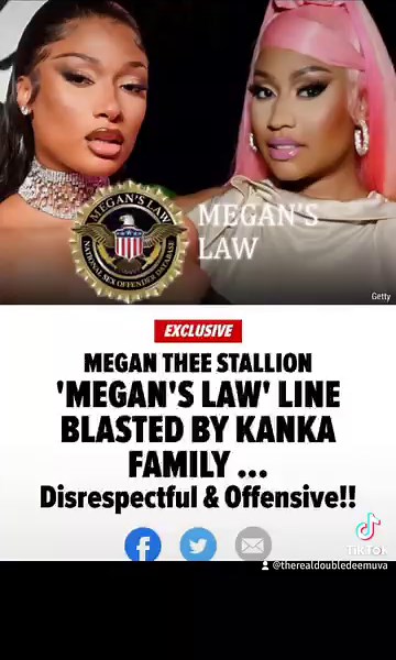 Megan Kanka father is FUMING over Meg Thee Stallion casually dropping his daughter's name in 'Hiss' | Doubledeemuva Blaqurate News