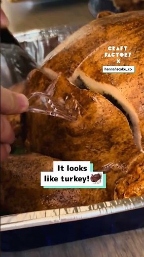 I Can't Tell If This Is Cake Or Turkey! 🦃🍰