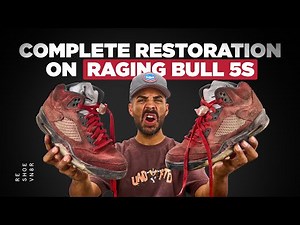 The BEST WAY to Restore The "Raging Bull" Jordan 5s