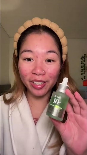 finally a serum for my acne scars that doesn’t irritate my skin 😌 #redness #acne #rosacea #redness