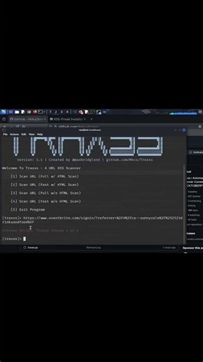 TraXSS Find XSS Vulnerabilities Fast Install, uninstall,and Useing command part 4