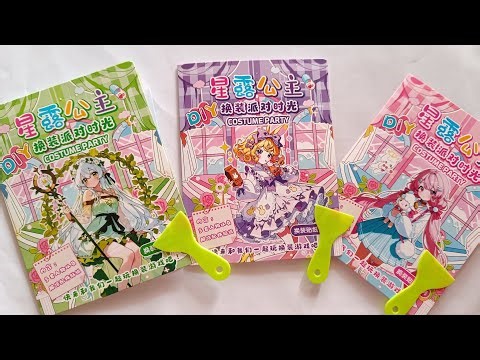 Review Jujur Mainan DIY Sticker Book 📚 Bikin OOTD Princess Pakai Stiker! DIY Costume Party Seru 🎀