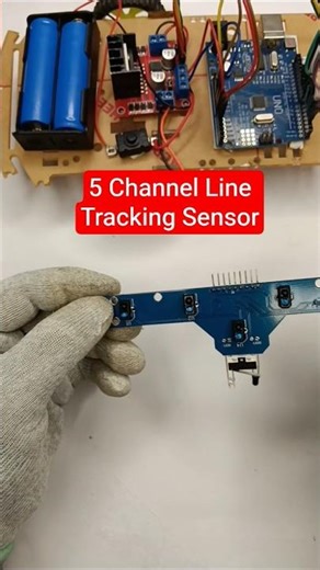 5 Channel Line Tracking Sensor #linefollower #shorts #shortvideo #ytshorts
