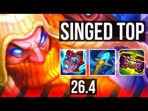 SINGED vs NASUS (TOP) | EUW Diamond | 26.4