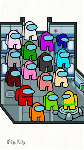 Among Us | Scan and Trash task #amongus #amongustasks #amongusimpostorkills