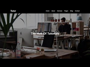 Sticky Navigation Bar On Scroll Using html css javascript | Fixed Navbar on Scroll