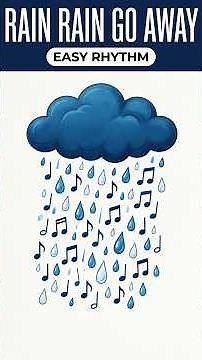Easy Rhythm Activity: Body percussion + Rhythm sticks RAIN, RAIN, GO AWAY