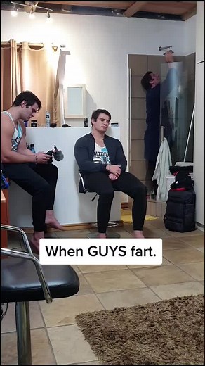When guys fart VS when girls fart. 💩💩💩 #fyp #foryou #fart #guys #girls #VS #guysvsgirls