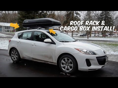 Going FULL MOM MODE! Mazda 3 Roof Rack Install!